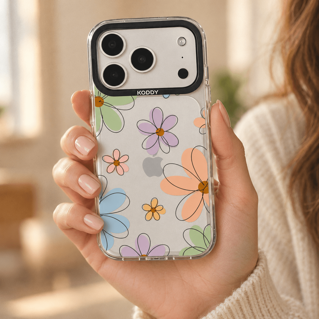 Pastel Daisy Flower Aesthetic iPhone Case-KODDY aesthetic iphone case UK