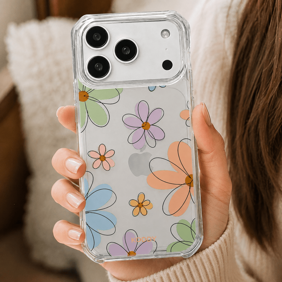Pastel Daisy Flower Aesthetic Phone Case-KODDY aesthetic iphone case UK