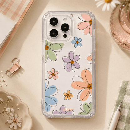 Pastel Daisy Flower Aesthetic Phone Case-KODDY aesthetic iphone case UK