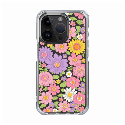 Pastel Floral Garden Clear Phone Case