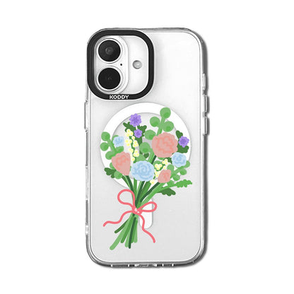 Peony Bouquet Floral iPhone Case