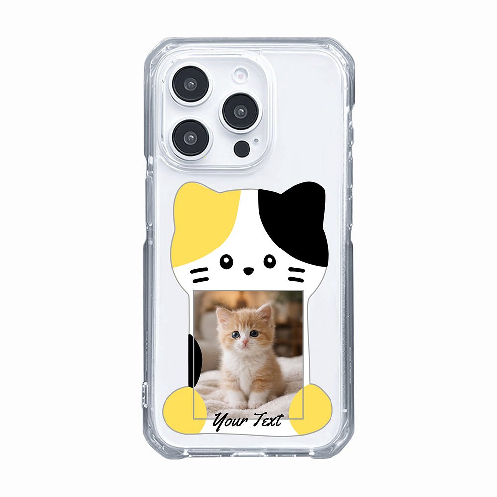 Personalised Cute Kitty Photo Frame Phone Case