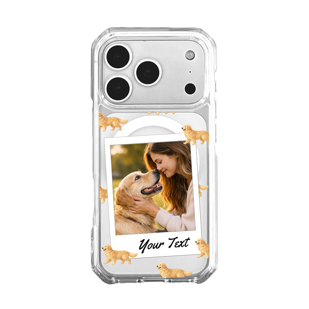 Personalised Golden Retrievers instant Photo Phone Case