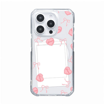 Personalised Instant Camera Photo and Pink Dream Cushion Phone case - KODDY