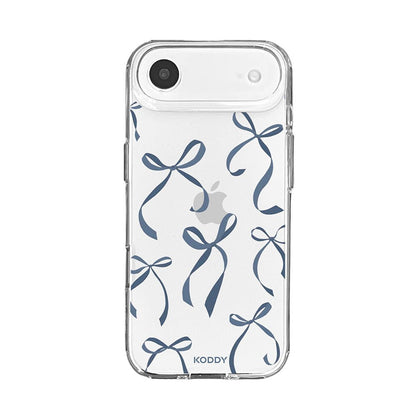 Petite Navy Ribbon Bows Phone Case - KODDY