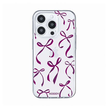 Petite Purple Ribbon Bows Phone Case - KODDY