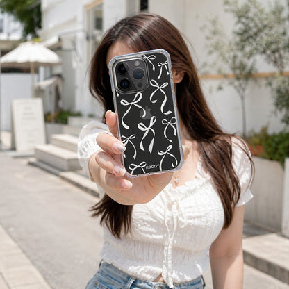 Petite White Bows Phone Case - KODDY aesthetic iphone case UK