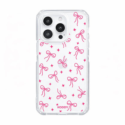 Pink Bow & Sparkle Aesthetic Phone Case