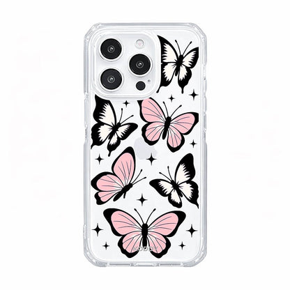 Pink Butterfly & Sparkle Aesthetic Phone Case
