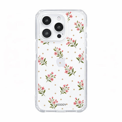Pink Floral Polka Dot Aesthetic Phone Case