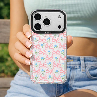 Pink Ribbon and Rose iPhone Case - KODDY aesthetic iphone case UK