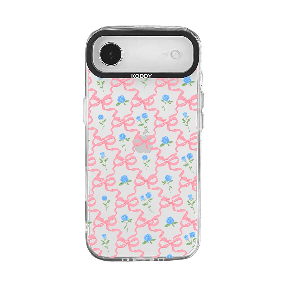 Pink Ribbon and Rose iPhone Case
