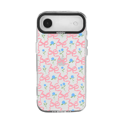 Pink Ribbon and Rose iPhone Case