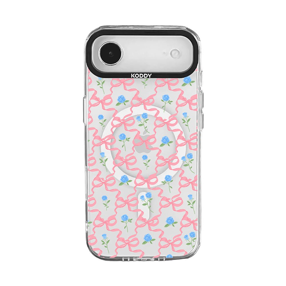 Pink Ribbon and Rose iPhone Case