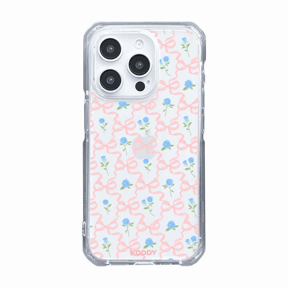 Pink Ribbon And Rose Phone Case