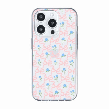 Pink Ribbon And Rose Phone Case