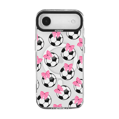 Pink Ribbon Football Gifts iPhone Case