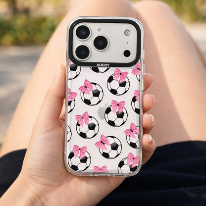 Pink Ribbon Football Gifts iPhone Case - KODDY aesthetic iphone case UK