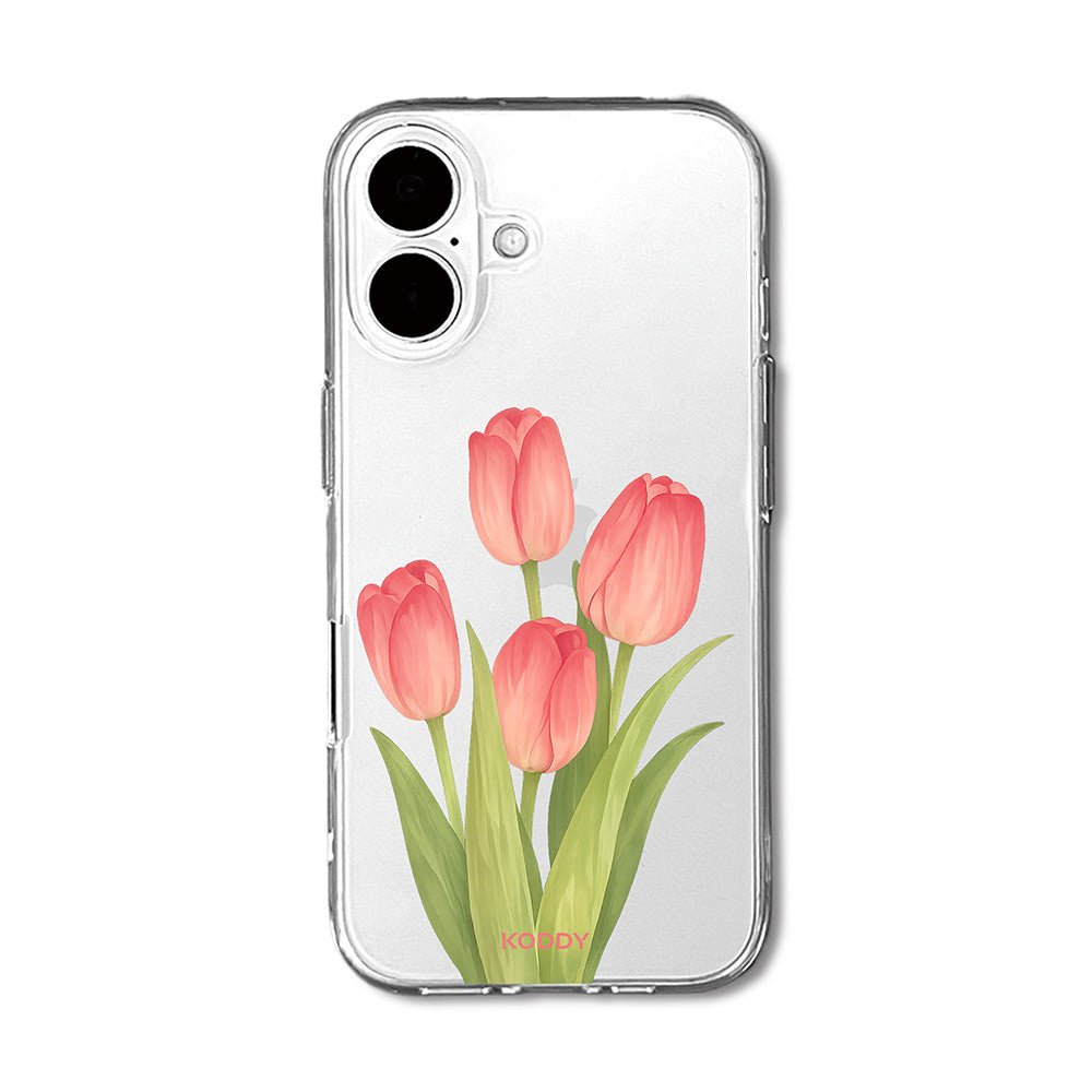 Pink Tulip Flower Phone Case