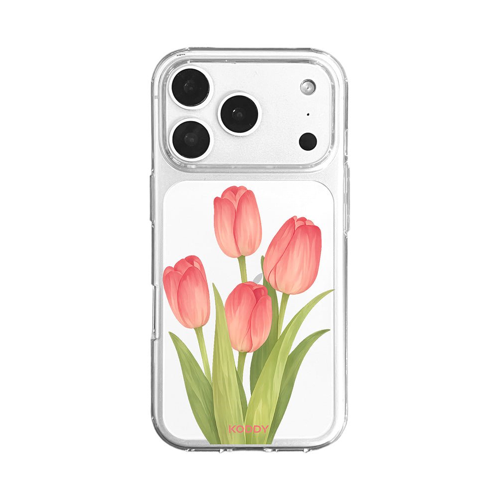 Pink Tulip Flower Phone Case