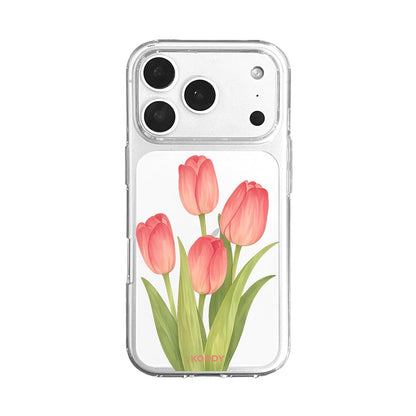 Pink Tulip Flower Phone Case