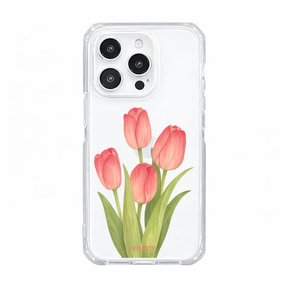 Pink Tulip Flower Phone Case
