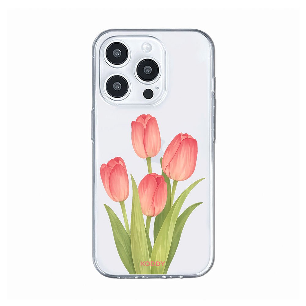 Pink Tulip Flower Phone Case