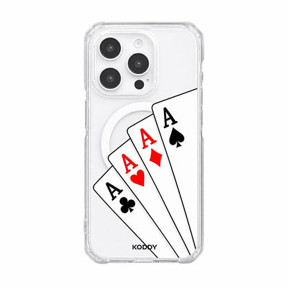 Playing Cards Poker Aces Aesthetic Phone Case