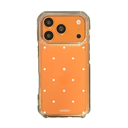 Polka Dot with Love in White Phone Case - KODDY