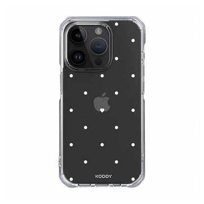 Polka Dot with Love in White Phone Case - KODDY aesthetic iphone case UK