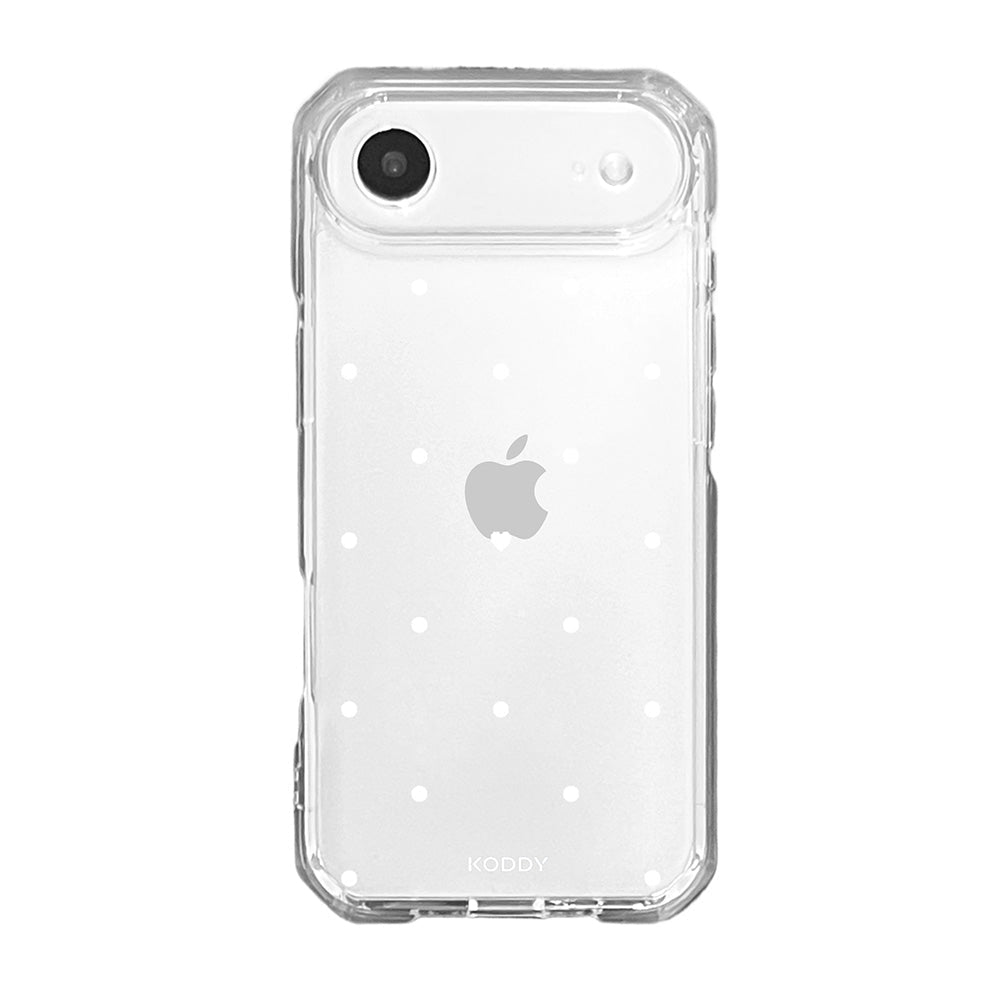 Polka Dot with Love in White Phone Case - KODDY aesthetic iphone case UK