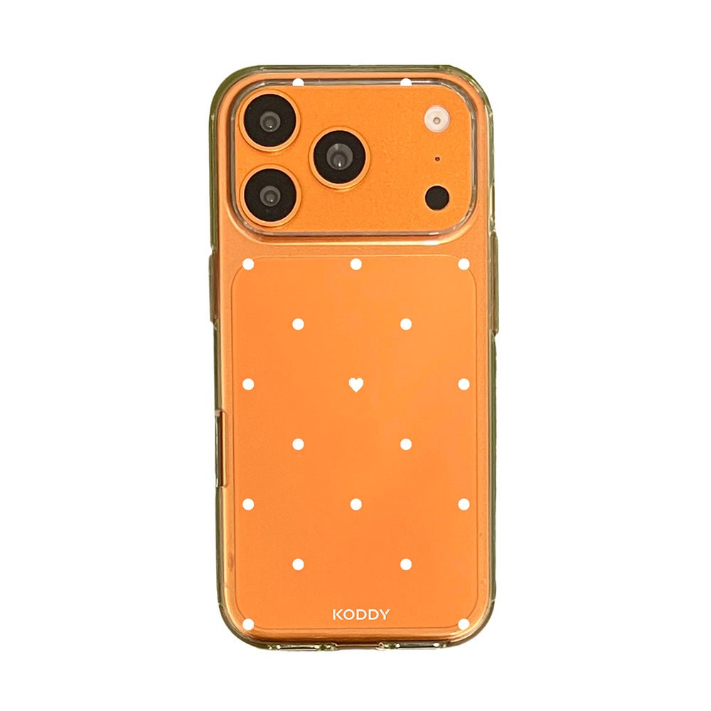 Polka Dot with Love in White Phone Case - KODDY aesthetic iphone case UK