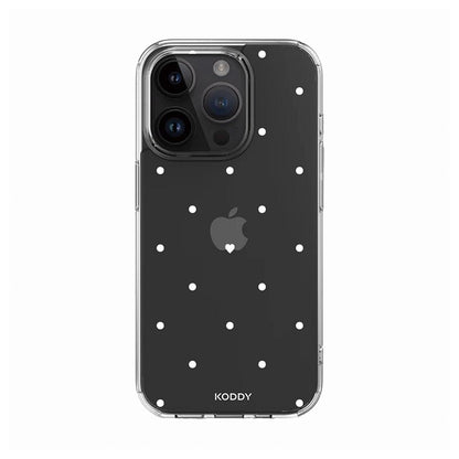 Polka Dot with Love in White Phone Case - KODDY aesthetic iphone case UK