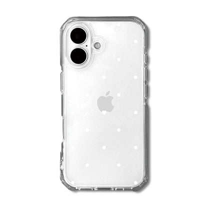 Polka Dot with Love in White Phone Case - KODDY aesthetic iphone case UK