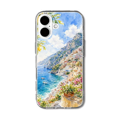Positano Amalfi Sunray Watercolor Phone Case