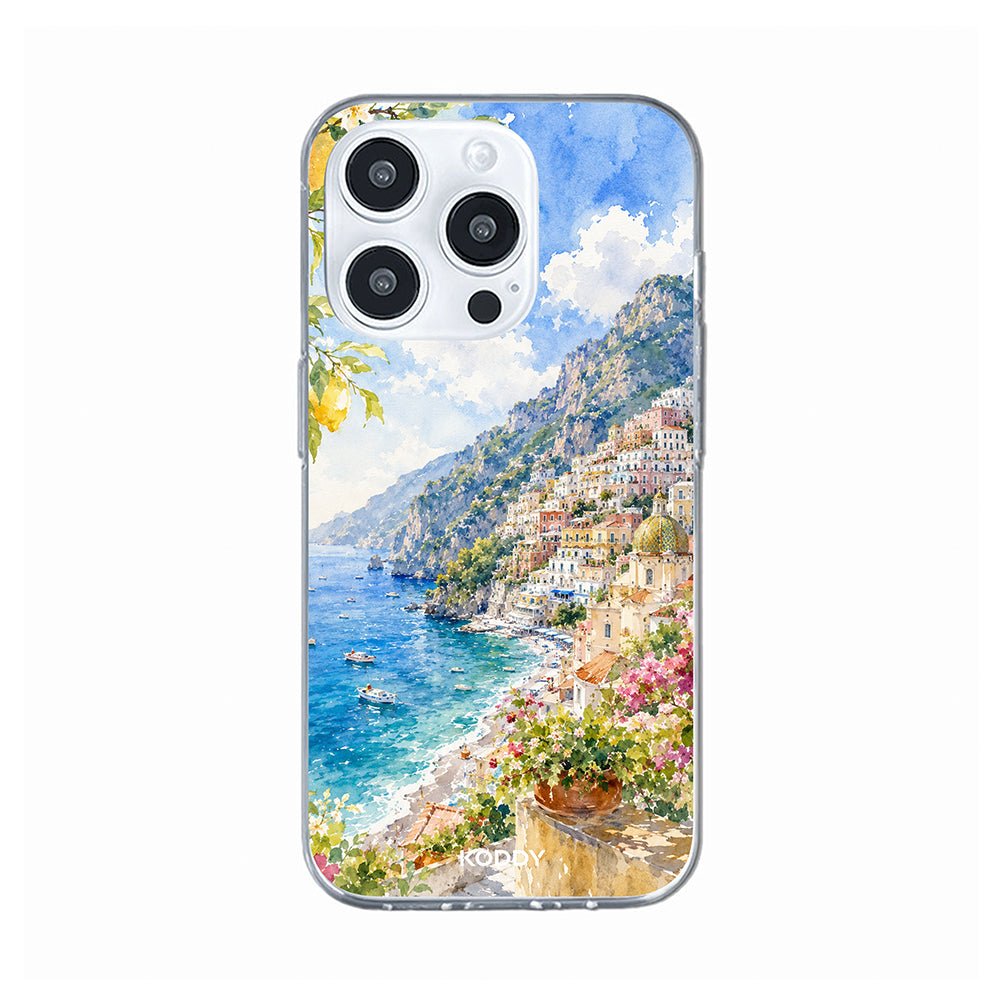 Positano Amalfi Sunray Watercolor Phone Case
