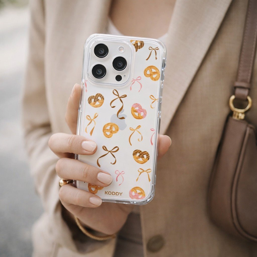 Pretzels with Bows Phone Case-KODDY aesthetic iphone case UK