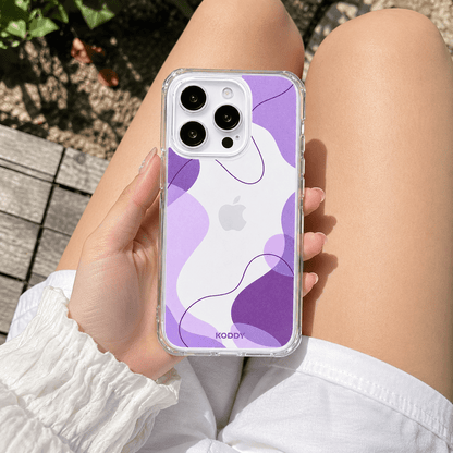 Purple Abstract Aesthetic Phone Case-KODDY aesthetic iphone case UK