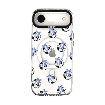 Purple Ribbon Football Gifts iPhone Case - KODDY