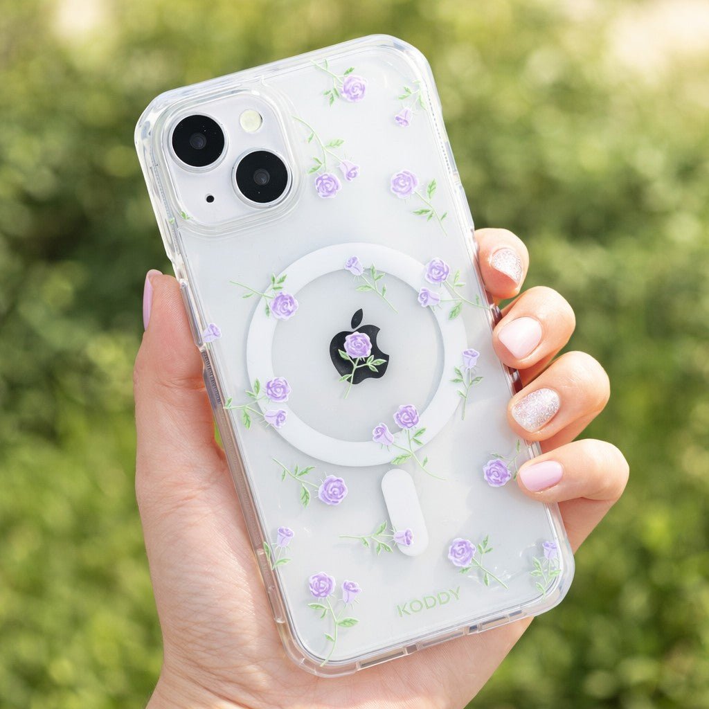 Purple Rose Phone Case - KODDYaesthetic iphone case UK
