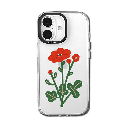 Red Poppy Flower iPhone Case