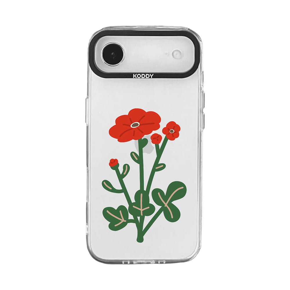 Red Poppy Flower iPhone Case