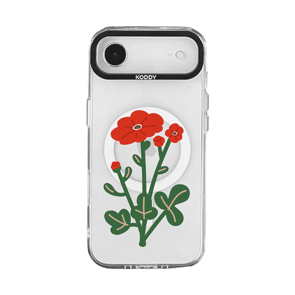 Red Poppy Flower iPhone Case