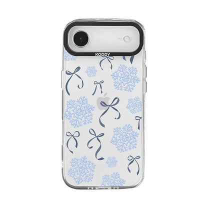 Ribbon Bows with Snowflakes iPhone Case - KODDY
