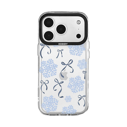 Ribbon Bows with Snowflakes iPhone Case - KODDY