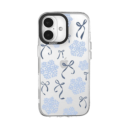 Ribbon Bows with Snowflakes iPhone Case - KODDY