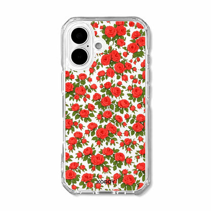 Romantic Red Rose Garden Floral Phone Case-KODDY aesthetic iphone case UK