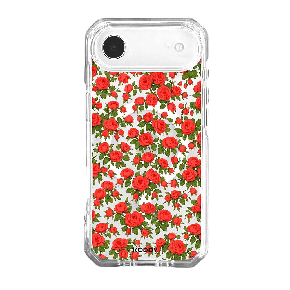 Romantic Red Rose Garden Floral Phone Case-KODDY aesthetic iphone case UK