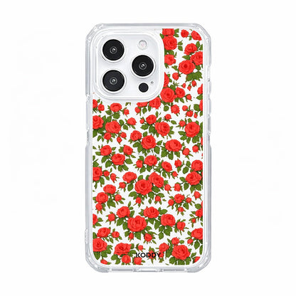 Romantic Red Rose Garden Floral Phone Case-KODDY aesthetic iphone case UK