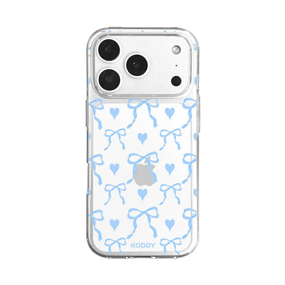 Sky Blue Bows and Hearts Phone case